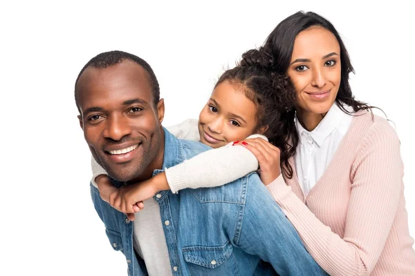 Happy african american family — Stock Photo