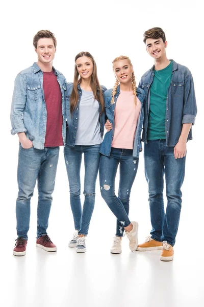 Happy young friends — Stock Photo