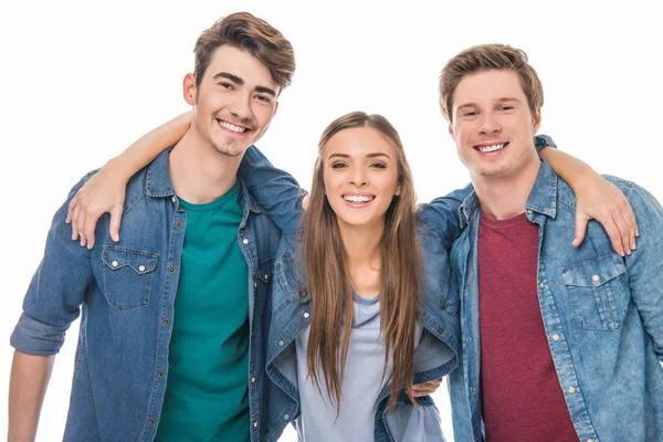 Happy young friends — Stock Photo