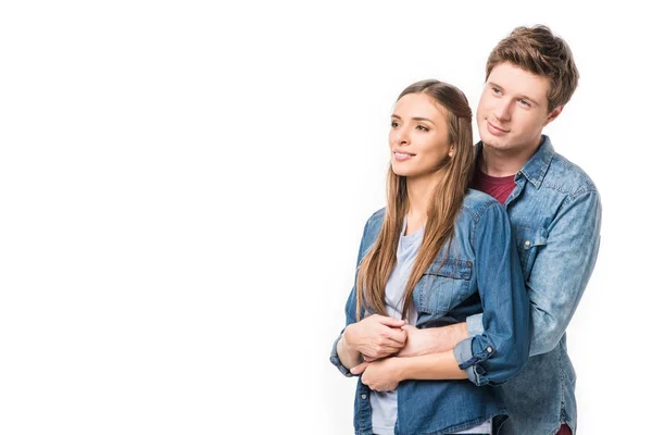 Feliz pareja joven - foto de stock