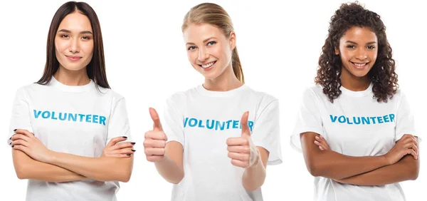 Young female volunteers — Stock Photo
