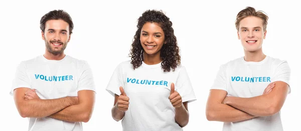 Group of young volunteers — Stock Photo