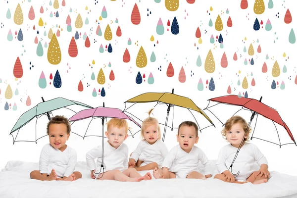 Carino bambini multietnici — Foto stock