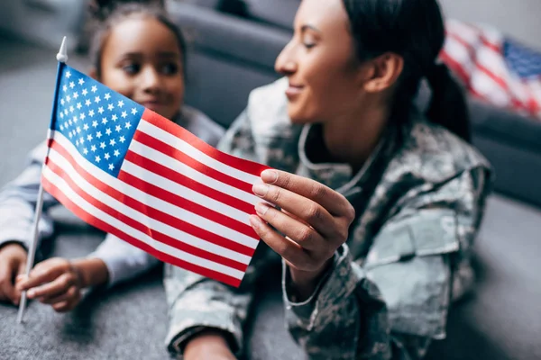 Estados Unidos bandera - foto de stock