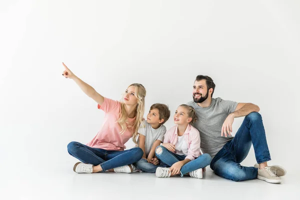 Happy young family — Stock Photo