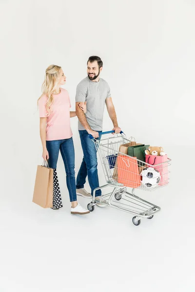 Couple shopping together — Stock Photo