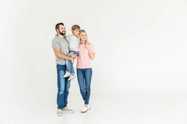 Glückliche Eltern mit Sohn — Stockfoto