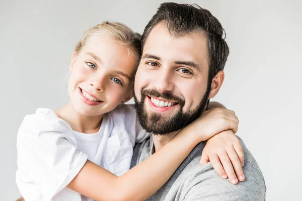 Padre feliz con hijo — Stock Photo