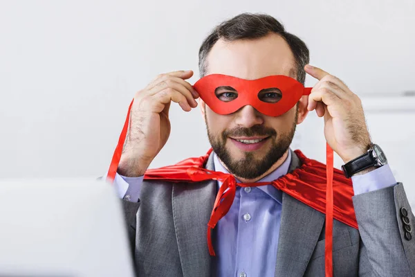 Super hombre de negocios - foto de stock