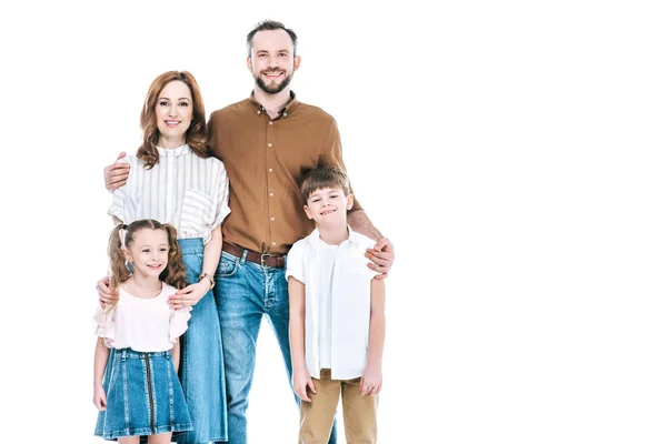 Smiling family — Stock Photo