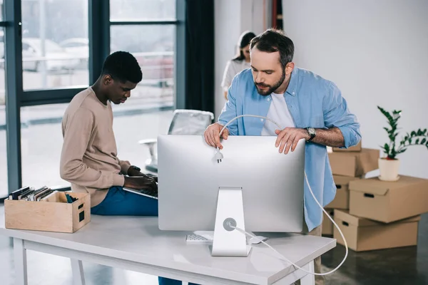 Neuer Arbeitsplatz — Stockfoto