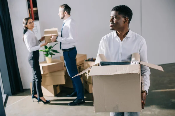 Réinstallation du bureau — Photo de stock