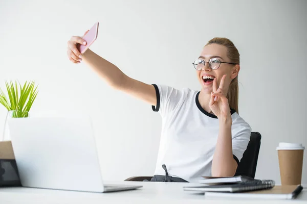 Selfie. - foto de stock