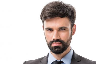 Kendine güvenen genç işadamı 