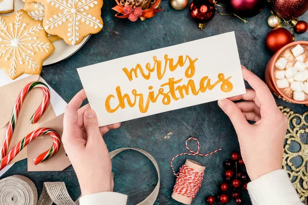 Merry christmas card — Stock Photo, Image