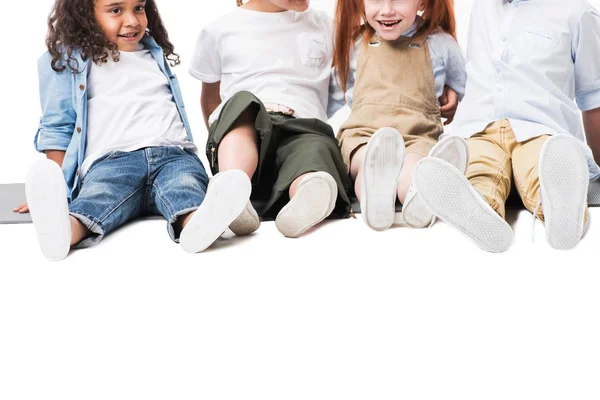 Crianças multiétnicas felizes — Fotografia de Stock