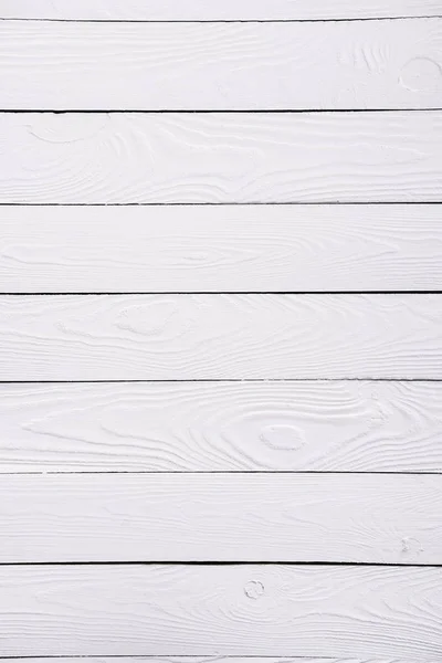 Fond texturé rayé blanc en bois — Photo de stock