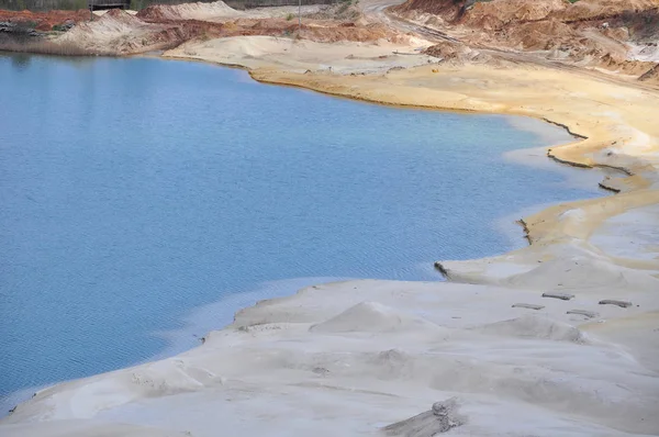 Křídy na území dnešní jezero — Stock fotografie