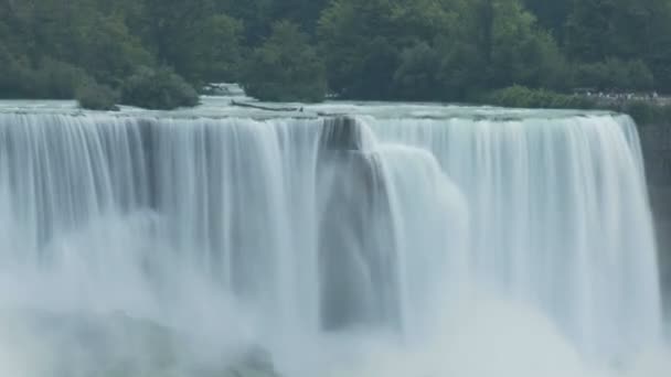 Niagara cae nebuloso timelapse — Vídeos de Stock