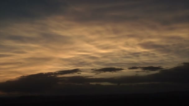 Zonsondergang timelapse video — Stockvideo