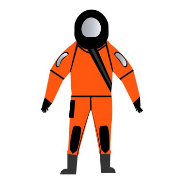 wetsuit cankurtaran kurtarıcı vektör illüstrasyon izole beyaz arka plan üzerinde