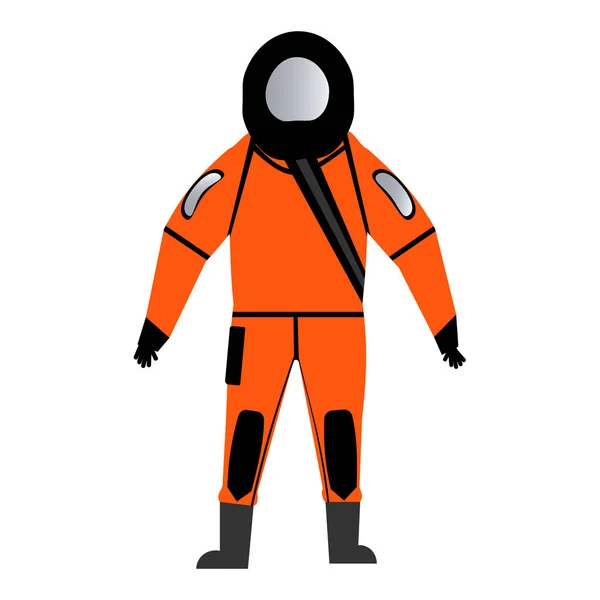 Salvavidas traje de neopreno salvavidas ilustración vectorial aislado sobre fondo blanco — Vector de stock