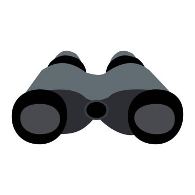 Dürbün simgesi beyaz arka plan üzerinde izole. vektör çizim