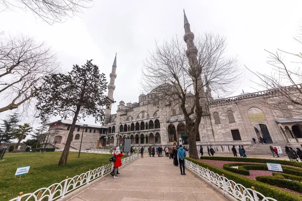 Blå moskén också kallas Sultan Ahmed Mosque eller Sultan Ahmet moskén i Istanbul, Turkiet. — Stockfoto