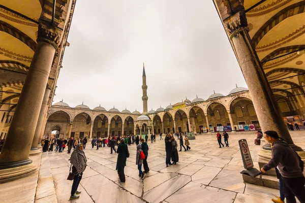 Blå moskén också kallas Sultan Ahmed Mosque eller Sultan Ahmet moskén i Istanbul, Turkiet. — Stockfoto