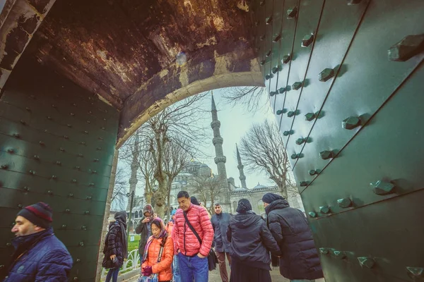 Sultan Ahmed Camii veya Sultanahmet Camii, Istanbul, Türkiye. — Stok fotoğraf