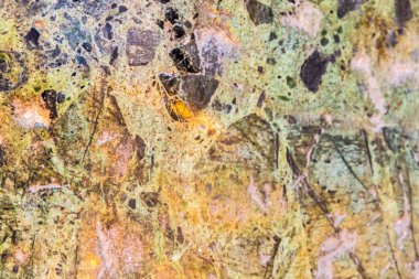 Ayasofya'nın, bir Yunan Ortodoks Hıristiyan Patriklik Bazilikası mermer bir sütunda yüzeyine