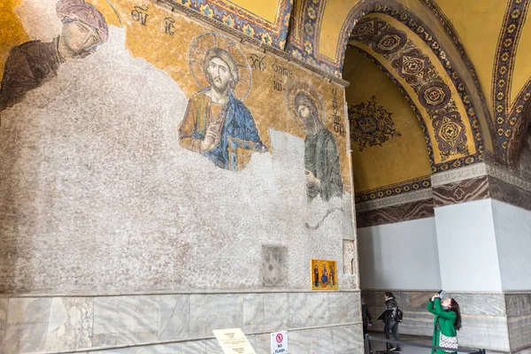 Hagia Sophia, grecki prawosławny patriarchalnej Bazyliki chrześcijańskiej lub Kościół w Istanbul, Turcja — Zdjęcie stockowe