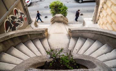 Comodo taş merdivenle, Istanbul, Türkiye