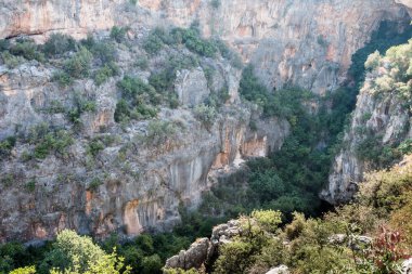  Cennet uçurum Silifke, Mersin Türkiye semtinde.