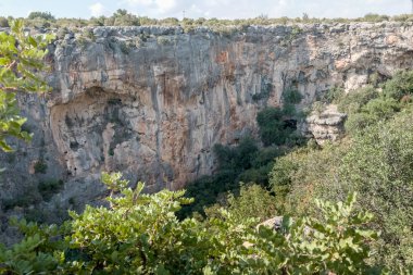  Cennet uçurum Silifke, Mersin Türkiye semtinde.