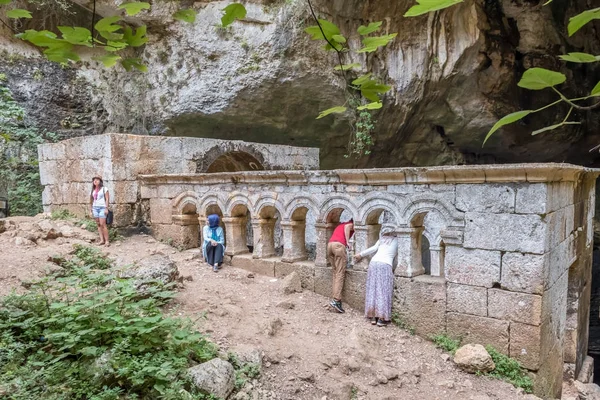 Mağara, Silifke İlçesi, Mersin Türkiye Cennet Çöküğü — Stok fotoğraf