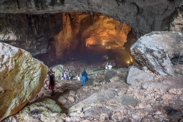 Interieur van de kloof van de hemel cavein Silifke district, Mersin Turkije — Stockfoto