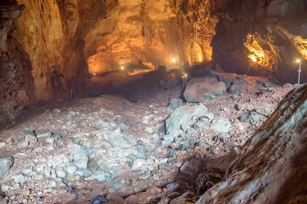 Interieur van de kloof van de hemel cavein Silifke district, Mersin Turkije — Stockfoto