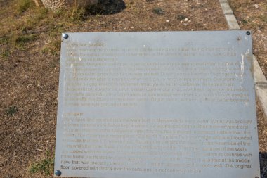 Aya Tekla su depolamak için sarnıç kurulu bilgi 