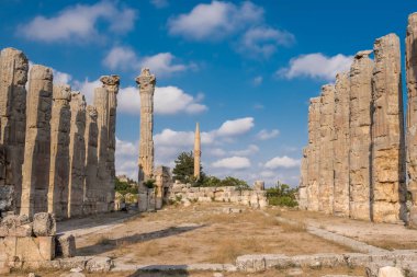 Zeus Tapınağı'nda yer alan antik, Silifke, Mersin, Türkiye antik antik kenti