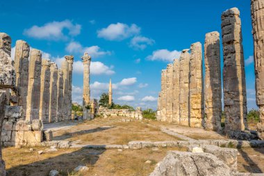Zeus Tapınağı'nda yer alan antik, Silifke, Mersin, Türkiye antik antik kenti
