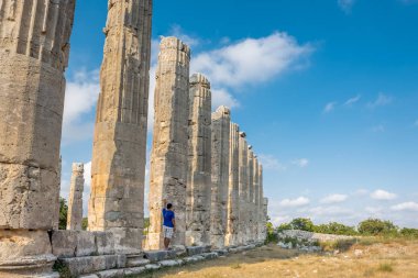 Zeus Tapınağı'nda yer alan antik, Silifke, Mersin, Türkiye antik antik kenti