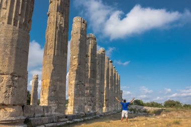 Zeus Tapınağı'nda yer alan antik, Silifke, Mersin, Türkiye antik antik kenti
