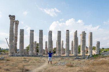 Zeus Tapınağı'nda yer alan antik, Silifke, Mersin, Türkiye antik antik kenti