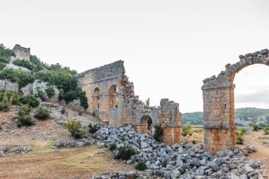Olba antik kenti yer alan antik, Silifke, Mersin, Türkiye