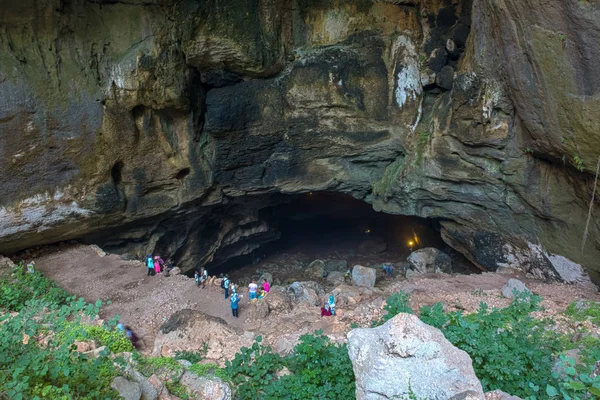 Cavein Silifke 区, 梅尔辛土耳其的峡谷内部 — 图库照片