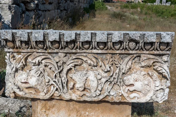 Uzuncaburc ősi város található, Uzuncaburc, Silifke, Mersin, Törökország — Stock Fotó