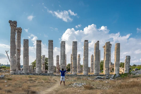 Zeus Tapınağı'nda yer alan antik, Silifke, Mersin, Türkiye antik antik kenti