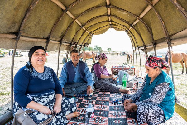 Local and nomadic people meet at traditional Pavli fair every year.They shop,eat and have fun.
