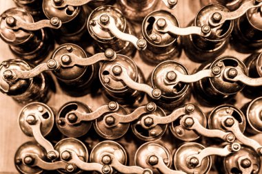 Satılık birçok Vintage bakır Kahve Değirmenleri